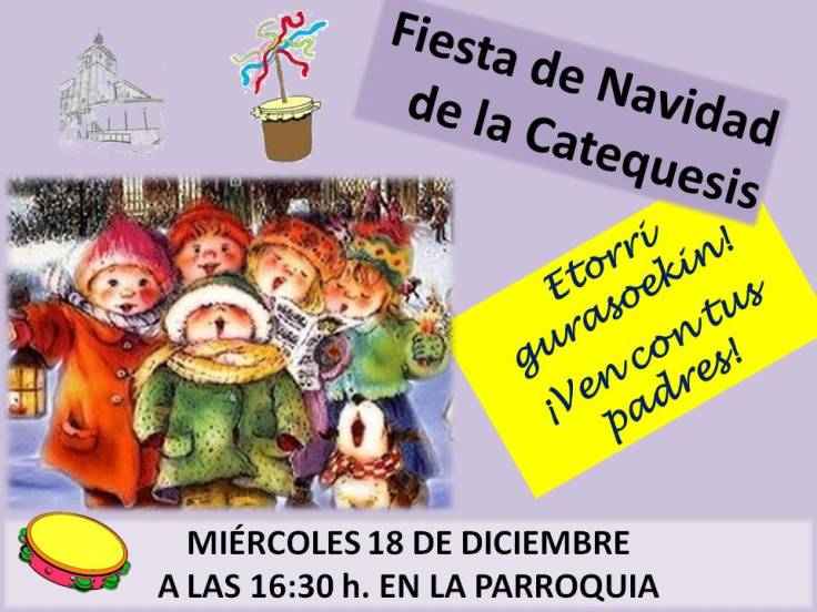 Cartel fiesta de Navidad 2013