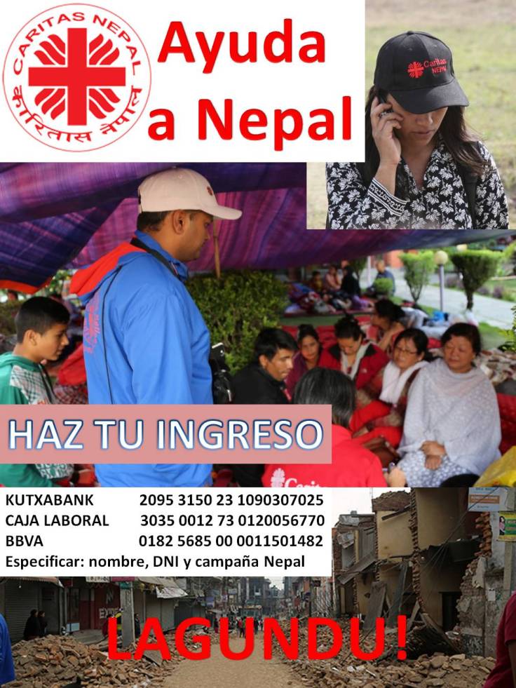 Cartel ayuda Filipinas