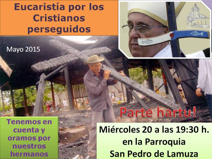 Cartel Cristianos perseguidos 2015